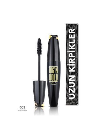 Flormar Big'N Bold Uzunluk Veren Dolgunlaştırıcı Maskara 003 Lengthening