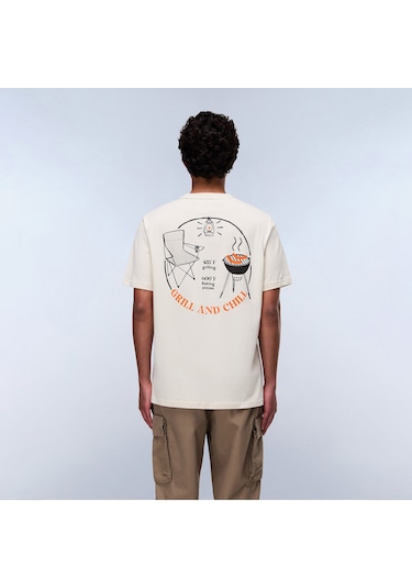 Napapijri Yukis Erkek Beyaz T-shirt Np0a8925n1j1 Beyaz