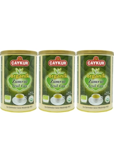 Çaykur Organik Zümrüt Yeşil Çay 3 x 125 G