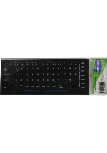 F Stiker Klavye Sticker Etiketi