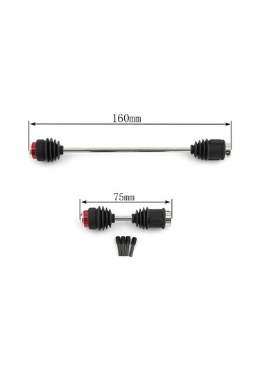 Didadodo Traxxas E-revo 2.0 Koruma Montajı Şaft Takımı - Ön/arka Aksesuarlar, Siyah