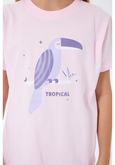 Rolypoly Kız Çocuk Pembe Pijama Takım Pembe