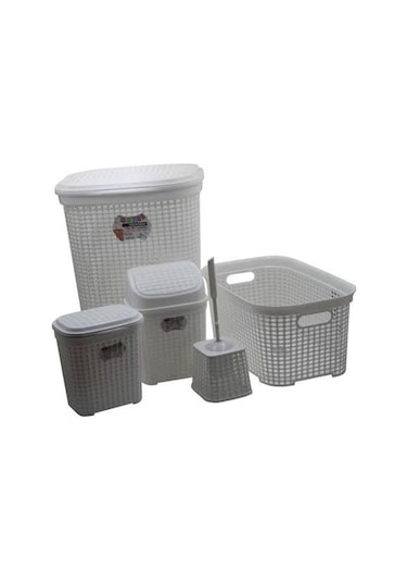 5 Li Çeyiz Seti Banyo Seti Kutulu Royaleks-mrd306-d Çok Renkli