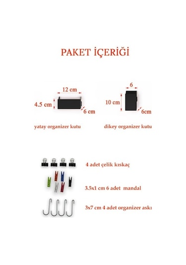 Catchme Tel Pano, Metal Pano,Fotoğraf Askısı,Notluk Aksesuar Seti