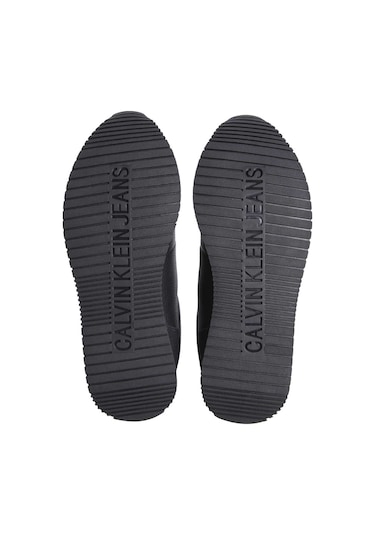 Calvin Klein Runner Laceup Low Mıx Mg Siyah Kadın Sneaker Siyah