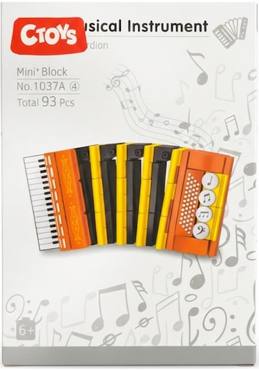 Ctoys Musical Instrument Series Mini Block Accordion