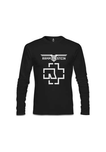 Rammstein - Logo Siyah Erkek Sweatshirt