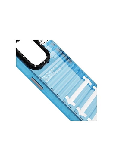 İphone 15 Pro Uyumlu Kılıf Youngkit Luggage Firefly Serisi Kapak Mavi