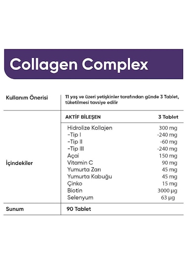 Collagen Forte Platinum Collagen Complex Tip 1,2,3,5 Ve Tip 10