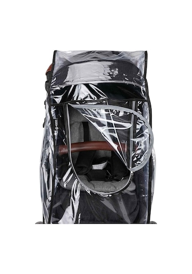 Fermuarlı Ultra Lüks Bebek Arabası Yağmurluğu Bütün Bebek Arabal Şeffaf