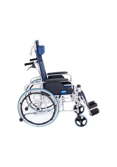 Medikaltec Comfort Plus Sırtı Yatar Ayak Tekerlekli Sandalye