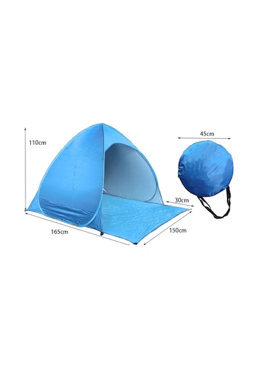 Sones Otomatik Anında Açılır Çadır İçme Plaj Çadırı Boyut: 200x165x130cm Pembe