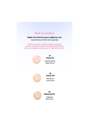 Perıpera Mood Fit Cover Cushion Spf50+ Pa++++ 02 Ivory Fit