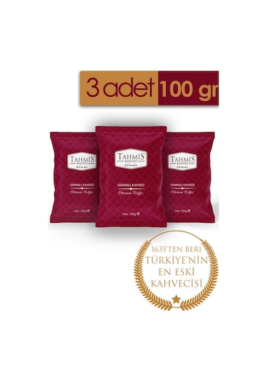 Tahmis Kahvesi Osmanlı Kahvesi 3 x 100 G