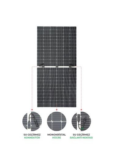450w Monokristal Halfcut Flexible - Esnek Panel