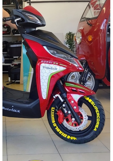 Lastik Yazısı Scooter Lastik Stikeri Motorsiklet Sticker