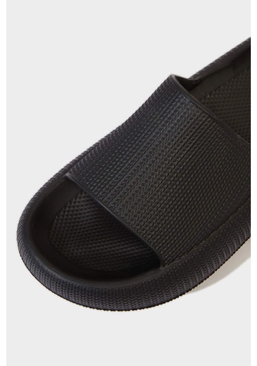 Defacto Erkek Yüksek Taban Tek Bantlı Eva Terlik C3045ax25hsbk26 Siyah