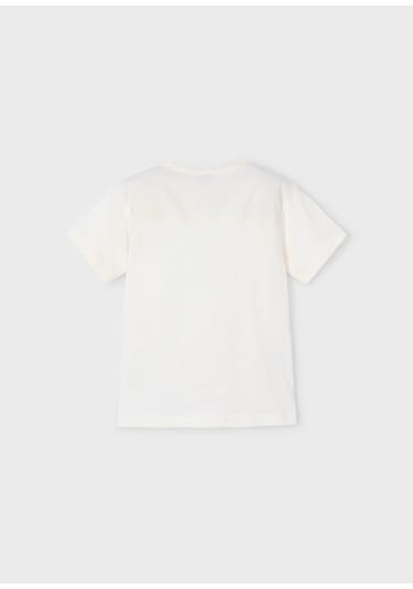 Mayoral Erkek Çocuk T-shirt 3033m Krem