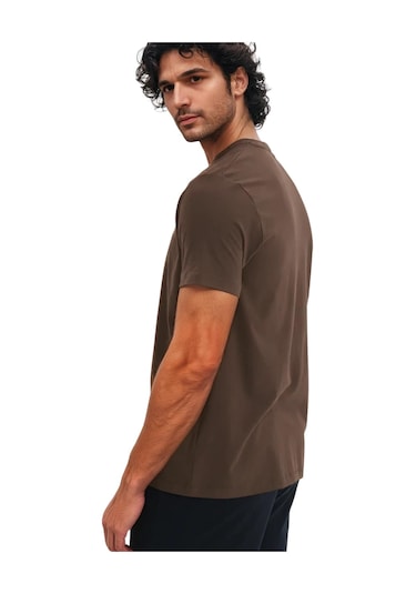 Ar-ma Erkek Bisiklet Yaka Tişört Baskisiz Basic Örme Kumaş Regular Fit %100 Pamuk 30/1 Penye Süprem Y31344408002 Kahverengi-k9 Ar-ma Erkek Bisiklet Yaka Tişört Baskisiz Basic Örme Kumaş Regular Fit %100 Pamuk 30/1 Penye Süprem Y31344408002 Kahverengi-k9