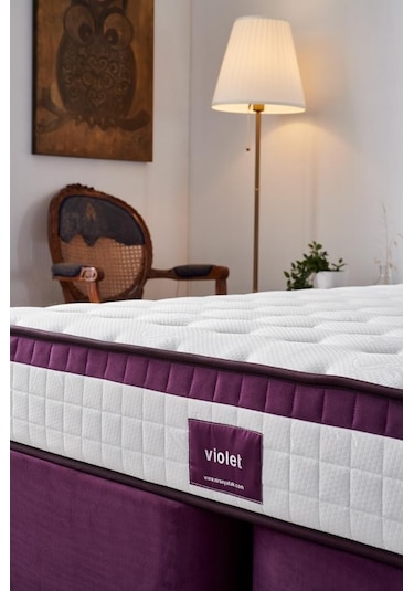 Nironyatak Niron Violet 90X190 Tek Kişilik Gizli Pedli Yatak Full Ortopedik