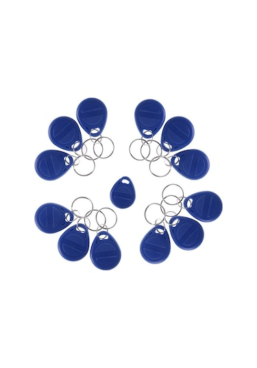 Electrima Manyetik RFID Keyfob Göstergeç Anahtarlık 20'li