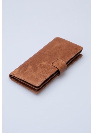 DERİNSS DRC7533 Hakiki Deri Patlı Taba Cüzdan & Telefonluk