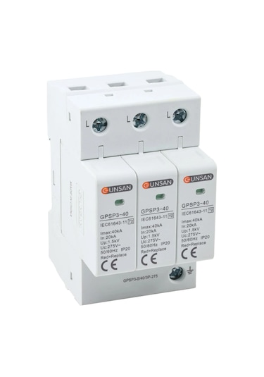 Günsan Valta Parafudr 4 Kutup 3P+N  275 V
