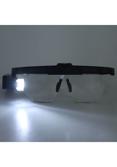Maiyame Usb Şarjlı Led Işıklı Başlık Tipi Büyüteç - 1.5x-4.5x Çoklu Büyüme Oranı, Yaşlılar, Toplayıcılar Ve Uzmanlar İçin Okuma-tamir Araçları