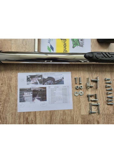 Guardbuck Cr-v 2011-2015uyumlu Krom Yan Basamak Alkar V2 Modeli