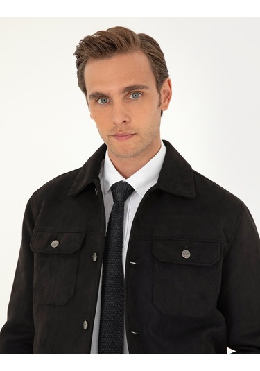 Pierre Cardin Erkek Siyah Deri Mont-kaban 50300520-001 Siyah