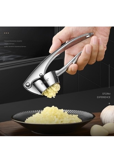 Wondernest Sarımsak Presi, Manuel Sıkacak, Gümüş Çinko Alaşımlı, Soyucu Gümüş