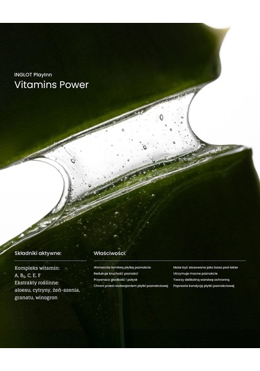 Inglot Inglot Playınn Vitamins Power Tırnak Güçlendirici Oje 7