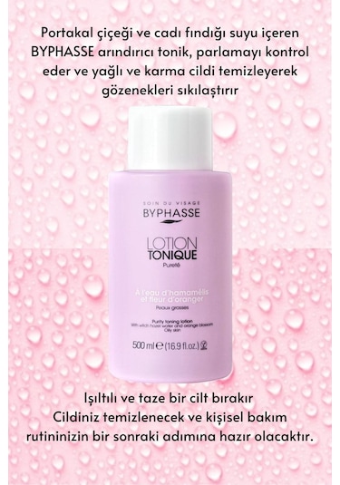 Byphasse Karma ve Yağlı Ciltler için Arındırıcı Tonik 500 ML