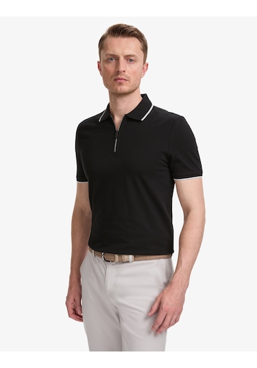 Pierre Cardin Erkek Siyah Tişört 50327873-vr046