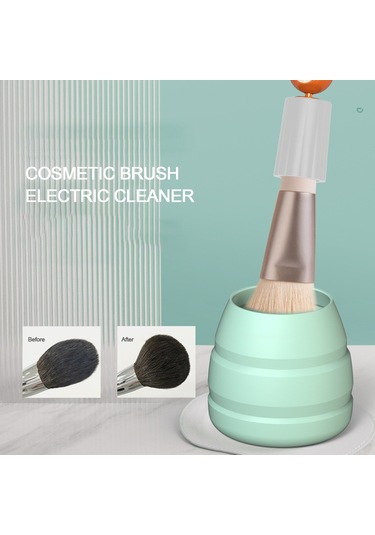 Yifomall Portatif Şarjlı Makyaj Fırçası Temizleme Makinesi - 3 Hız Ayarlı, 5 Farklı Kapak İle