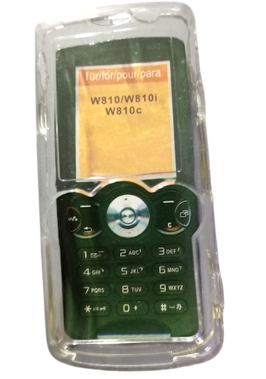 Sony Ericsson W810 İ C Uyumlu Telefon Koruyucu Şeffaf Mika Kapak -