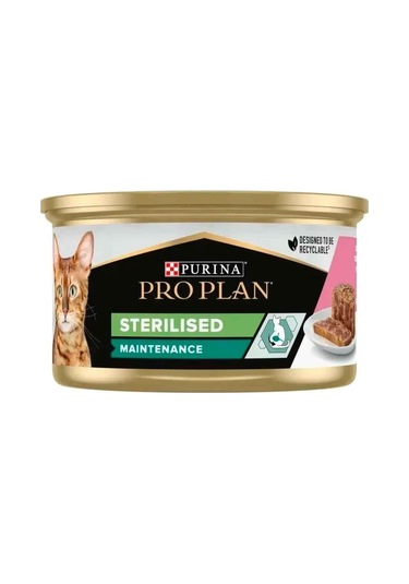 Proplan Ton Balıklı Ve Somonlu Kısırlaştırılmış Kedi Konservesi 85 Gr