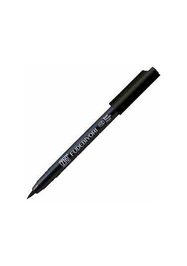Zig Fudebiyori Fırça Uçlu Kalem Brush Pen 010 Black