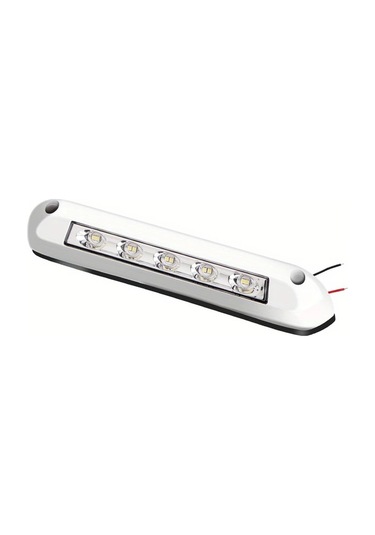 Boatshop1 Beyaz Yüksek Kaliteli 12v 24v Led Karavan Duvar Lambası Çok Renkli Abs Dış İç Aydınlatma Rv Veranda