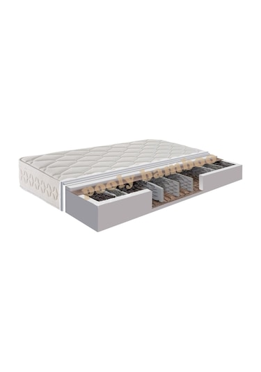 Babyhopeankara 150X200 Bamboo Ortopedik Yayli Yatak Çift Kişilik Bamboo Yatak