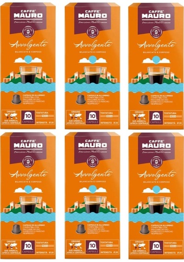 Caffe Mauro Avvolgente Nespresso Kapsül Kahve 60 Kapsul Kapsül Kahve