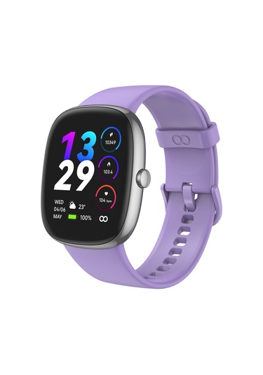 Geeroyoo Anyloop Alw1 Spor Akıllı Saat Mor - 1.69" Tft Ekran, 24/7 Kalp Ritmi Ve Spo2 İzleme, Uyku Takibi, 100+ Spor Modu, Ip67 Su Geçirmezliği