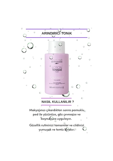 Byphasse Karma ve Yağlı Ciltler için Arındırıcı Tonik 500 ML