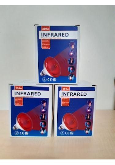 Tnyvet 250W Kırmızı Işık Kızılötesi Isı Lambası