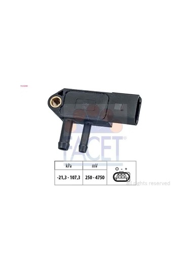 Vw Caravelle T6 Egzoz Basinc Sensoru 2.0 Tdi 2016-2024 Facet 103266