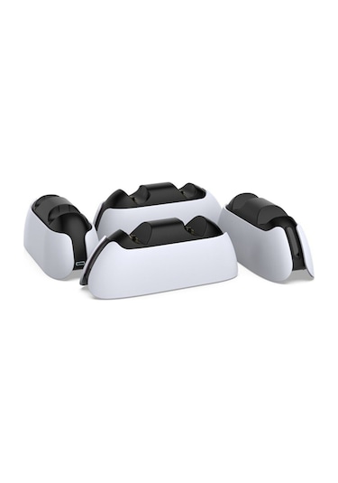 P5-5103 Led Işıklı Ikili Ps5 Joystick Kol Şarj Stand