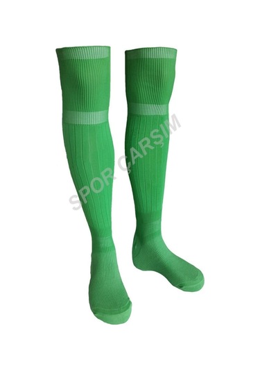 Tam Profesyonel Çocuk Futbol Çorabı,Tozluk,Konç Yeşil 7-14 Yaş Yeşil