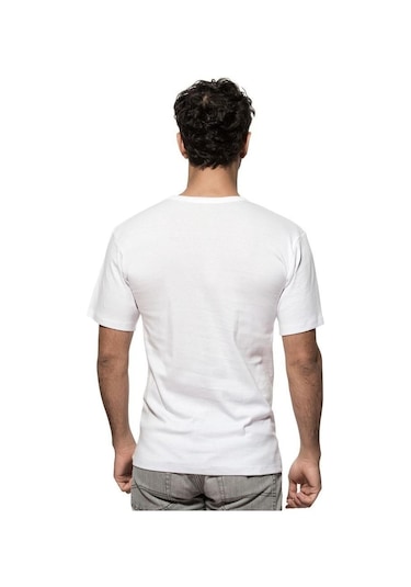 3 Lü Paket Özkan Erkek Ribana Kısa Kol Bisiklet Yaka Atlet 0115