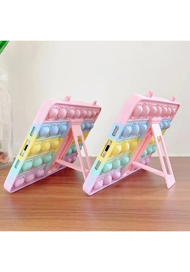 Novstrap İpad Mini 7 A17 Pro İpad Mini 6 A15 İle Uyumlu Kılıf Popit Tablet Kılıfı Askılı Standlı Standlı Kapak