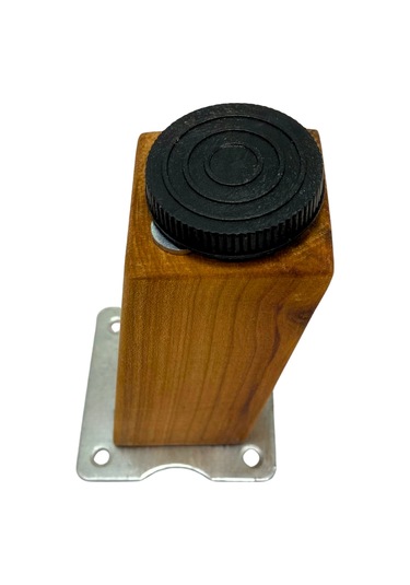 Kale Eğimli Ayarlı Ahşap Ayak Mobilya Masa Ve Dolap Ayağı 20cm 4 Adet Kiraz Kiraz Ağacı Kiraz